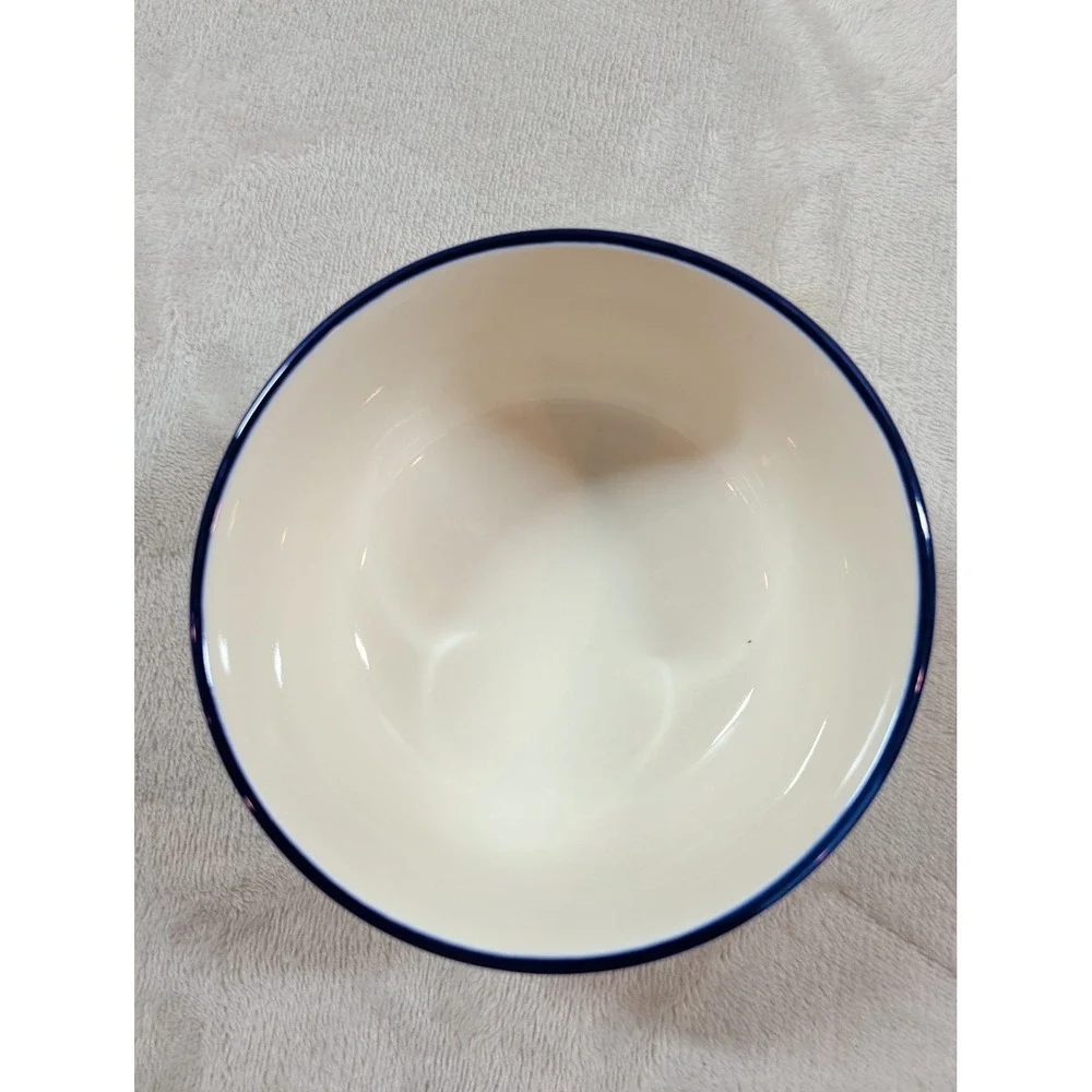Signature‎ Housewares Stoneware Floral Bowl Pink Blue Boho Small 4.5
